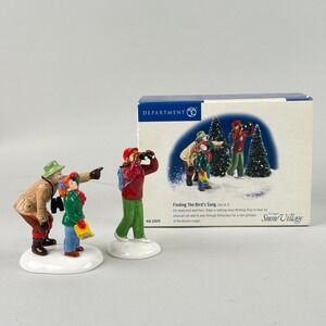 Dept 56 Original Snow Village Finding The Bird's Song Set # 56.55020 NOS